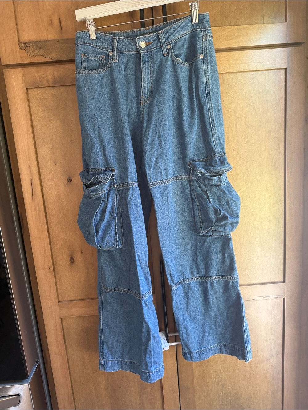 👖 Wild Fable Denim Wide-Leg Cargo Jeans 👖